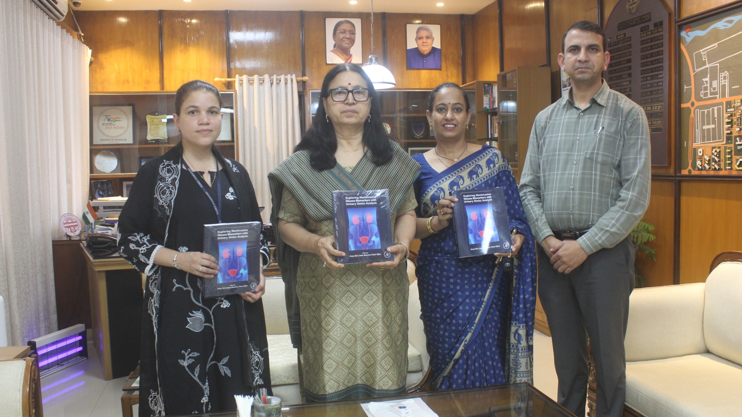 Book Launch at Panjab University by Vice Chancellor, Prof. Renu Vig, 2025