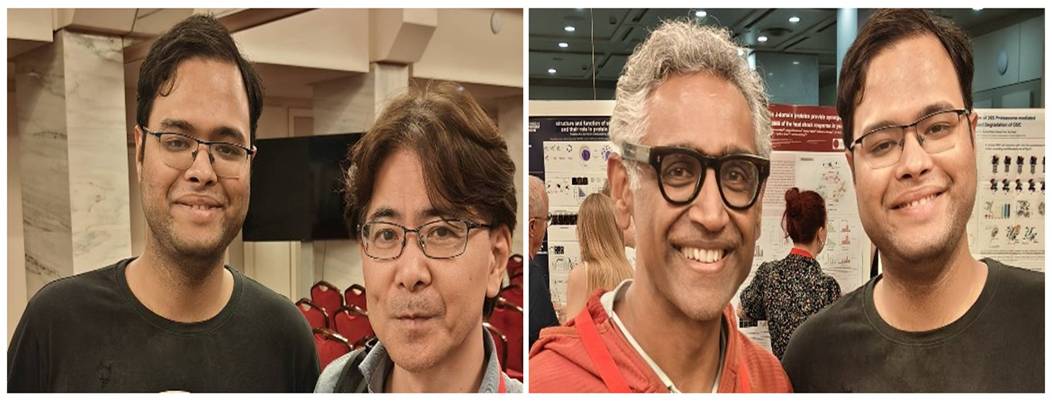 Shourya, Toshifumi Inada, Ramanujan Hegde, EMBO Conference, Greece